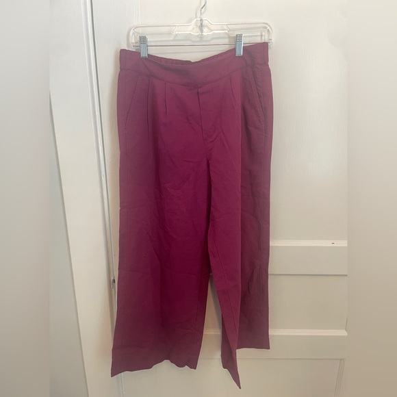 Pact Linen Cotton Wide Leg Pants - Picture 4 of 5